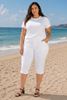 Picture of PLUS SIZE HIGHLY STRETCH  CAPRI